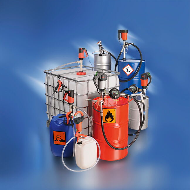 Drum pumps and container pumps