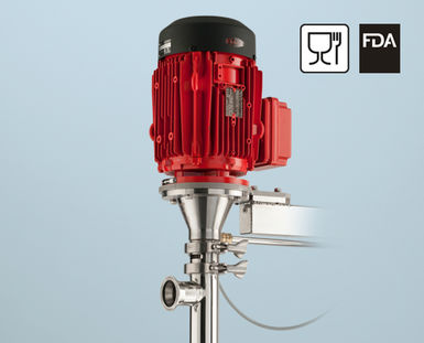 New FLUX FOOD Eccentric worm-drive pump for the VISCOFLUX mobile S Drum emptying system