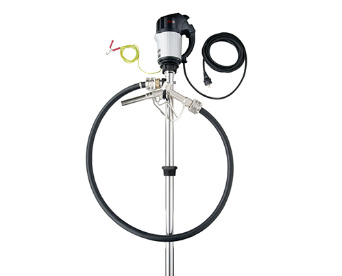 Drum pumps for disinfectants and cleaning agents